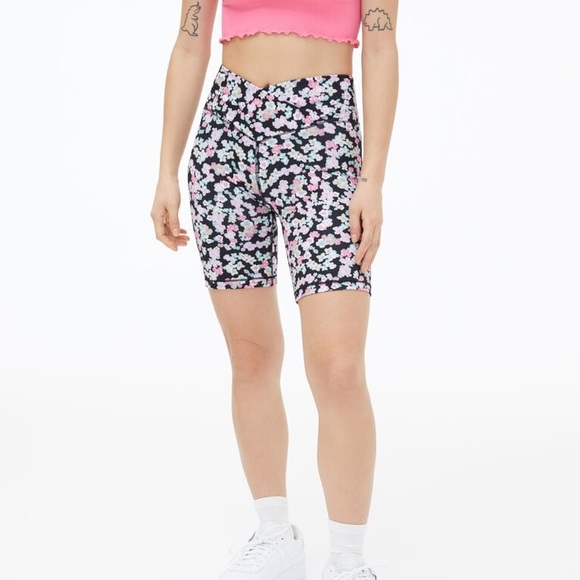 Aeropostale Pants - Aeropostale Floral Crossover Bike Shorts